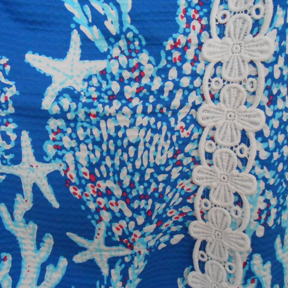 lilly Pulitzer  reef print dress size 14 - Picture 4 of 4
